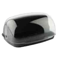 CHLEBAK MIDI 32X25X17CM CIEMNY SZARY VK169049