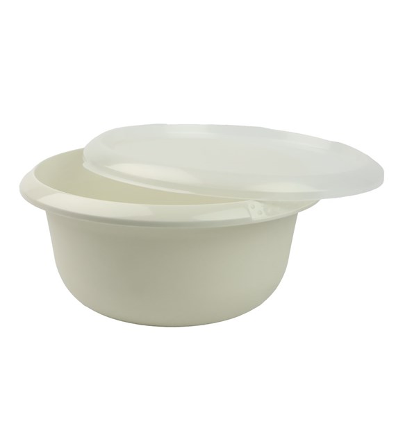 MISKA KUCHENNA Z POKRYWKĄ 3,75L ECRU VK169052