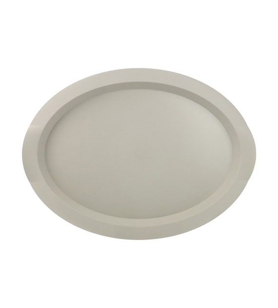 TACA OWALNA BEŻOWA 47X35X4CM VK167403