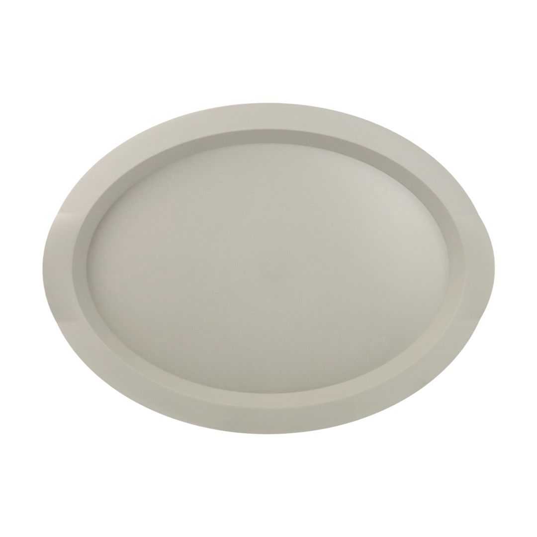 TACA OWALNA BEŻOWA 47X35X4CM VK167403