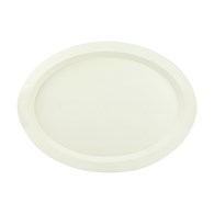 TACA OWALNA ECRU 47X35X4CM VK167403