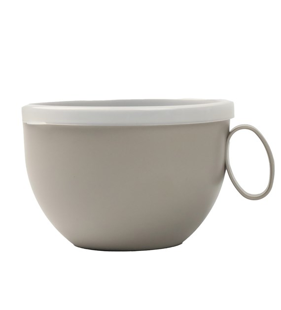 KUBEK Z POKRYWKĄ 0,5L BEŻOWY VK168006