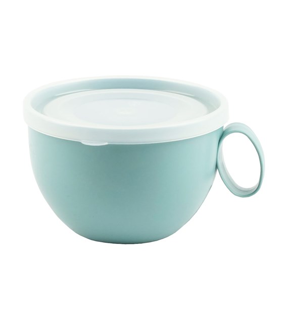 KUBEK Z POKRYWKĄ 0,5L NIEBIESKI VK168006