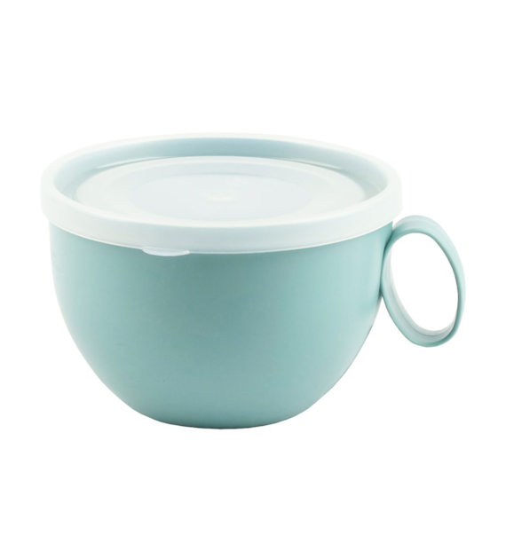 KUBEK Z POKRYWKĄ 0,5L NIEBIESKI VK168006