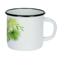 KUBEK EMALIOWANY MONSTERA 9CM 500ML VK-0104