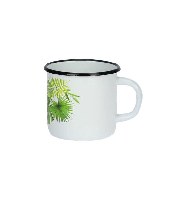 KUBEK EMALIOWANY MONSTERA 9CM 500ML VK-0104