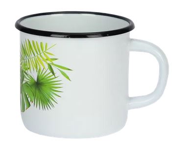 KUBEK EMALIOWANY MONSTERA 9CM 500ML VK-0104