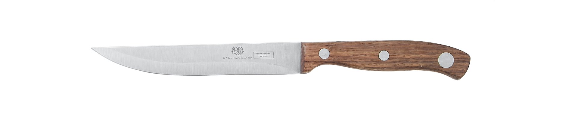 NÓŻ KUCHENNY 12,5CM 5'' Z DREWNIANA RĄCZKĄ 2696