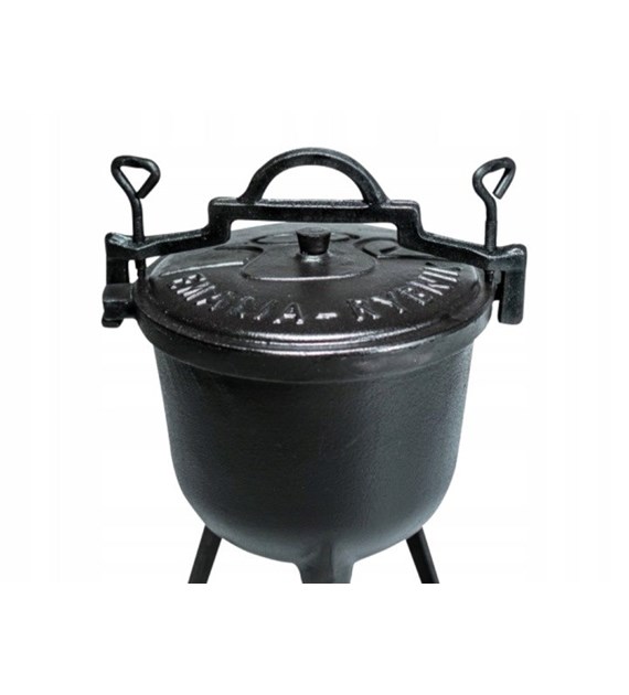 KOCIOŁEK ŻELIWNY GARNEK MYŚLIWSKI 4L