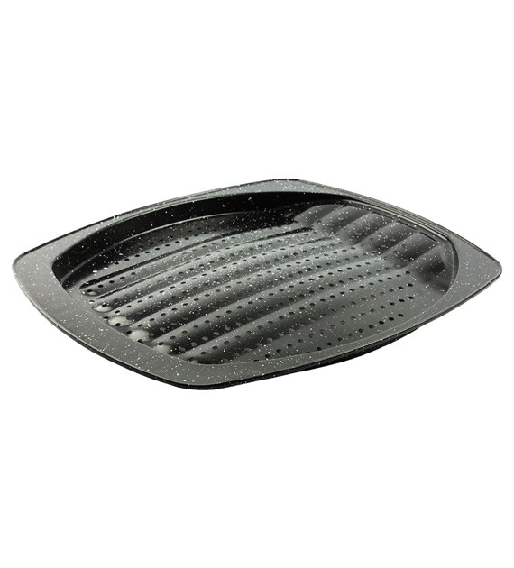 BLACHA DO PIECZENIA FRYTEK 39x34CM CZARNA YL-F18