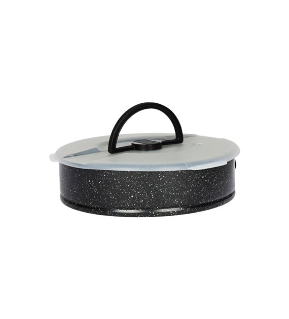 TORTOWNICA Z POKRYWĄ 26CM CZARNA YL-H06-1 ***