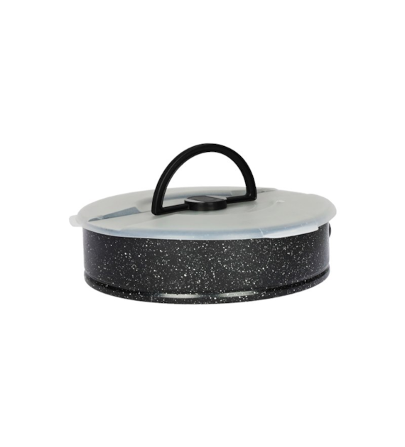 TORTOWNICA Z POKRYWĄ 26CM CZARNA YL-H06-1 ***