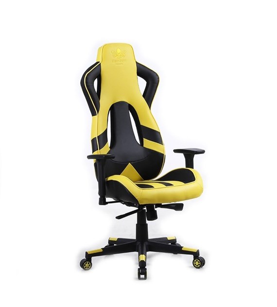FOTEL GRACZA KRAKEN  ŻÓŁTY  BY-1018