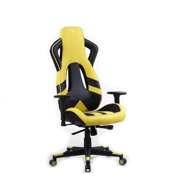 FOTEL GRACZA KRAKEN  ŻÓŁTY  BY-1018