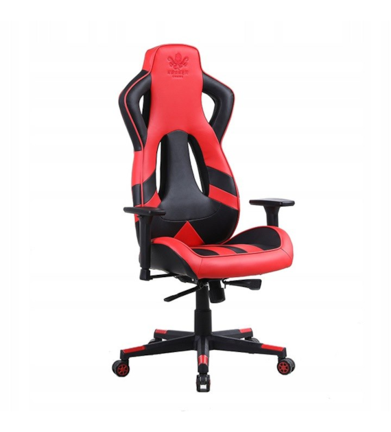 FOTEL GRACZA KRAKEN  CZERWONY ALPHA   BY-1018