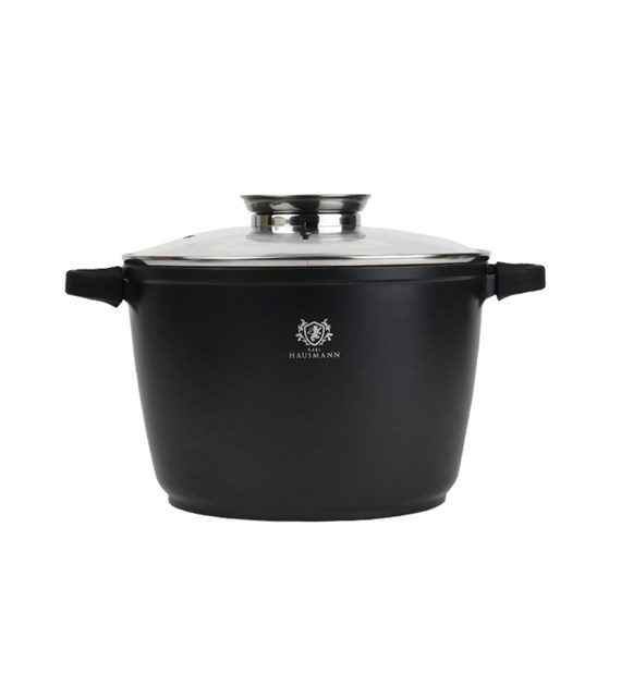 GARNEK GRANITOWY WYSOKI 6,2L 24X16,5CM KH3 RUBIN