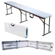 ŁAWKA CATERINGOWA SKŁADANA 180X28X43,5CM HP-180CD