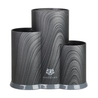 UNIWERSALNY STOJAK DO NOŻY 3W1 SZARY DREWNOPODOBNY