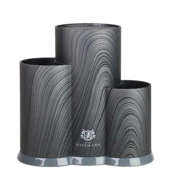 UNIWERSALNY STOJAK DO NOŻY 3W1 SZARY DREWNOPODOBNY