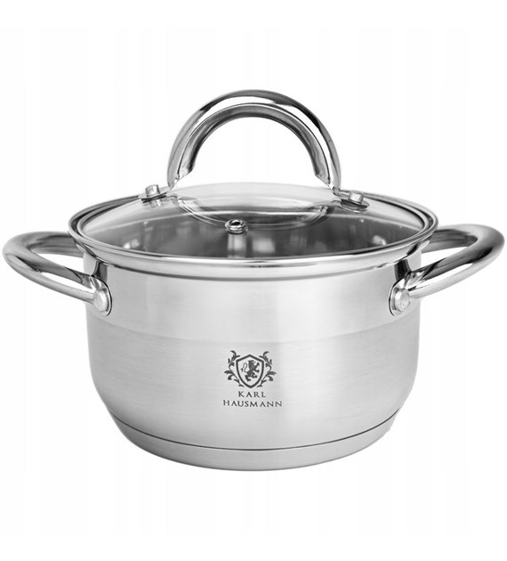 GARNEK STALOWY SOLID Z/P 16CM 1,6L KH020