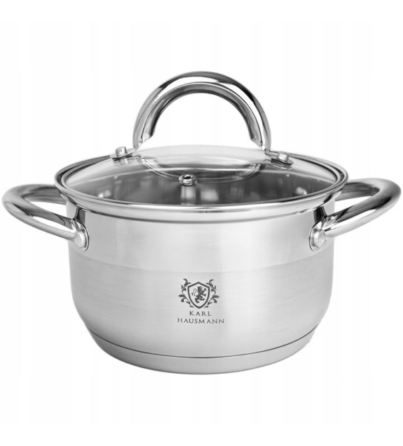 GARNEK STALOWY SOLID Z/P 16CM 1,6L KH020