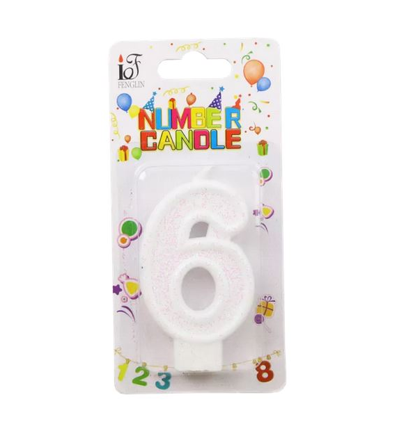 ŚWIECZKA URODZINOWA 6 B19-633-6