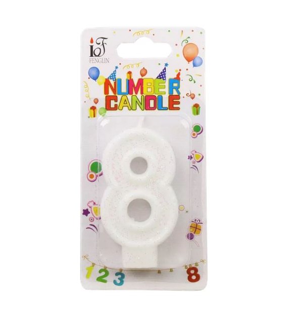 ŚWIECZKA URODZINOWA 8 B19-633-8