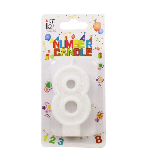 ŚWIECZKA URODZINOWA 8 B19-633-8