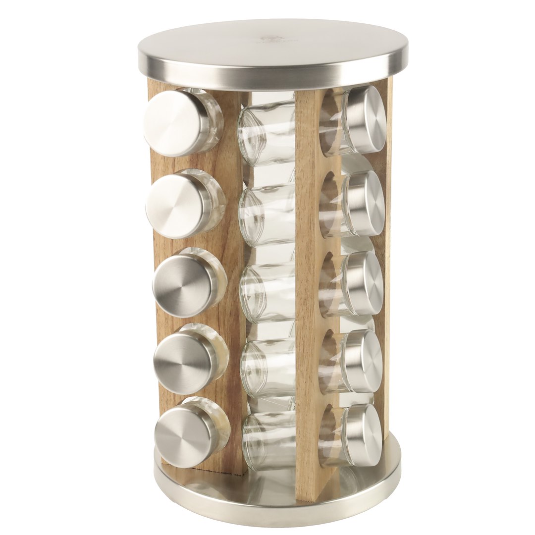 STOJAK NA PRZYPRAWY 20EL OBROTOWY DREW/STAL 3403