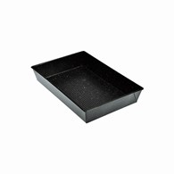 BLACHA FAKTUROWANA 36X24X6CM CZARNA YL-H44-S-BM