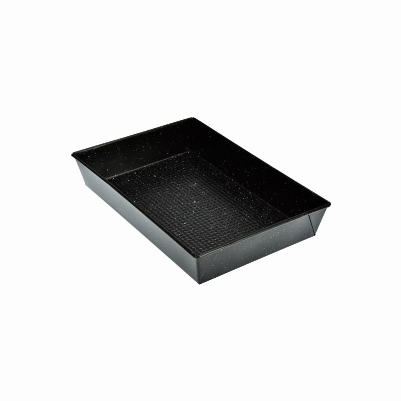 BLACHA FAKTUROWANA 36X24X6CM CZARNA YL-H44-S-BM