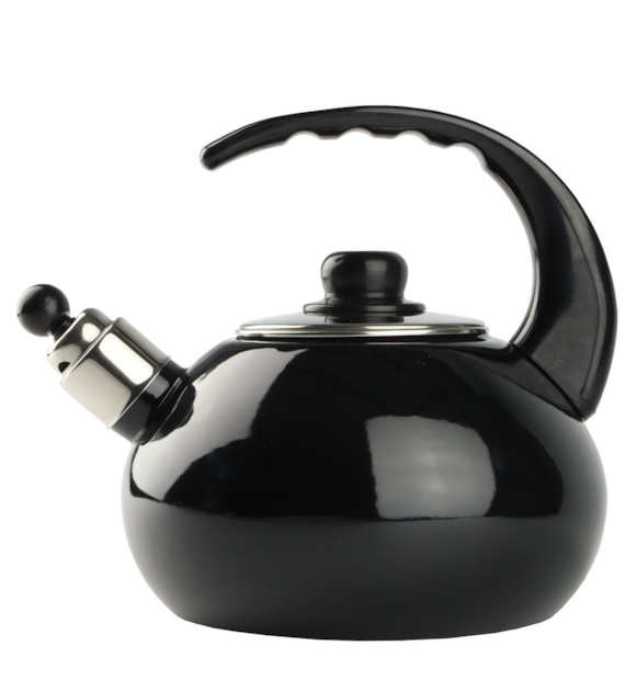 CZAJNIK EMALIOWANY CZARNY 2,5L FLORIAN FT6