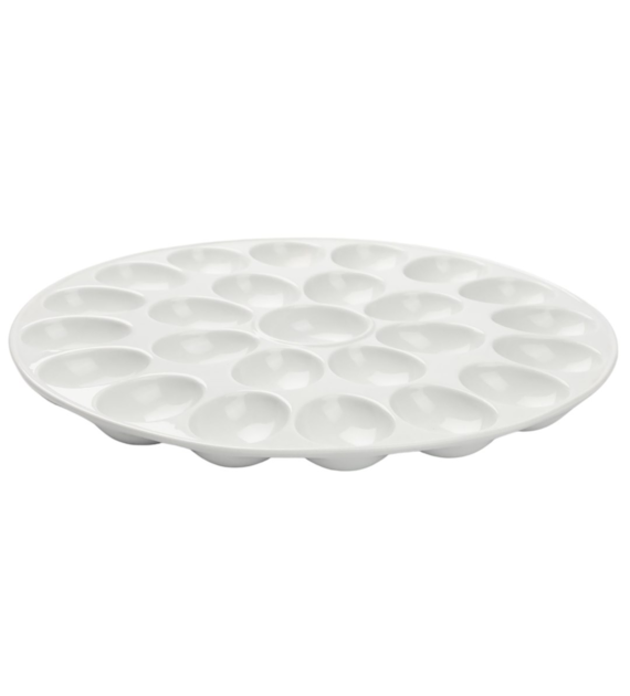 TALERZ NA JAJKA PORCELANOWY 33CM ZD25805