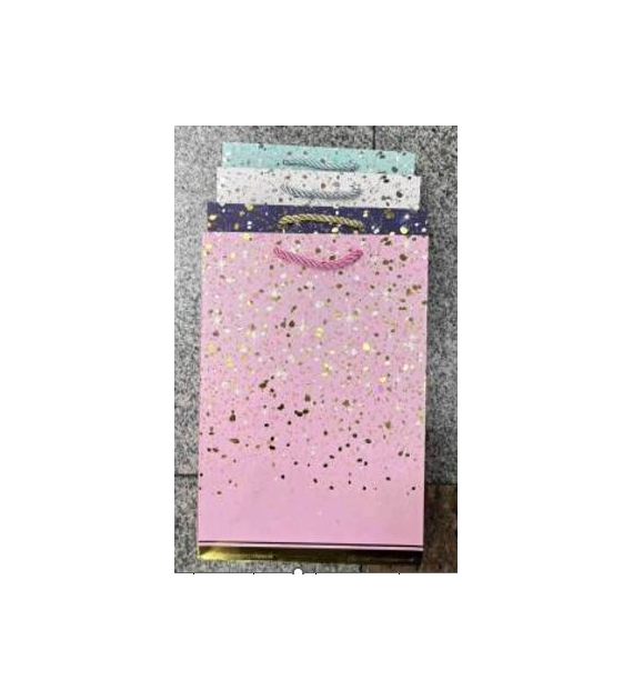 TORBA PREZENT. ZŁOTE CĘTKI 18x23x10CM 23KC-1645-1