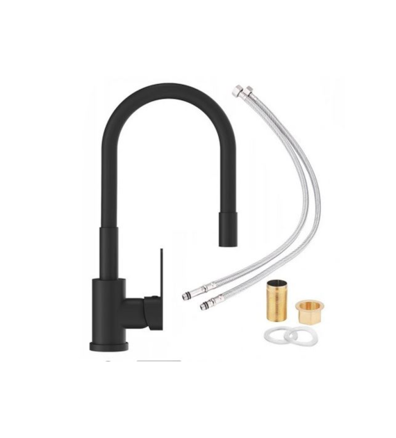 BATERIA KUCHENNA REGULOWANA CZARNY WINHAUS542