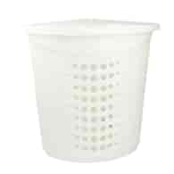 KOSZ NA PRANIE NAROŻNY 45L 40X40CM BIAŁY VK122051