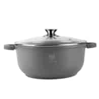 ALUMINIOWY GARNEK Z/P GRANT 6,5L 28CM SZARY KH10