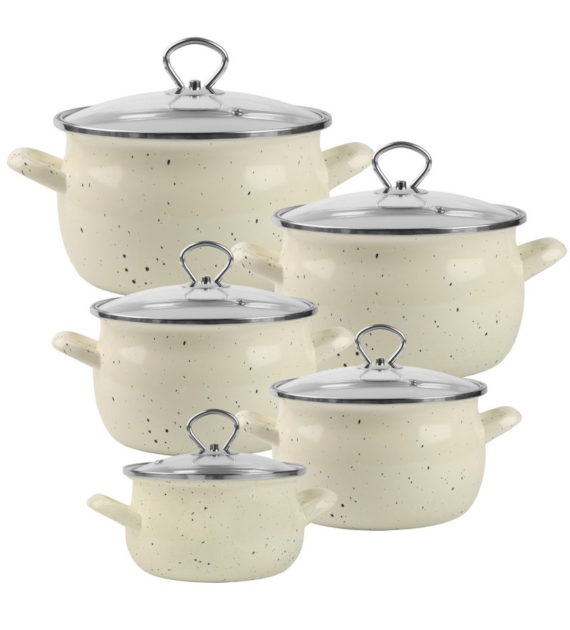 KPL. GAR EMALIA HELENA  5SZT KREM MARMURTT-XZ16-24