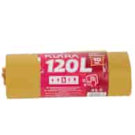 KLARA WORKI NA ŚMIECI 120L 10SZT LDPE ŻÓŁTE