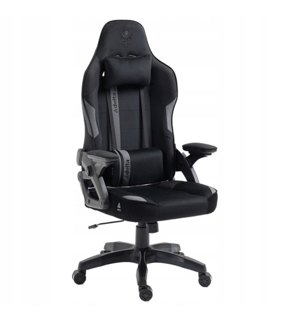 FOTEL GRACZA KRAKEN JUPITER SZARY 5927