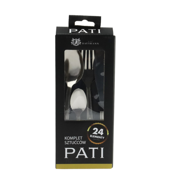 KPL. 24SZT SZTUĆCÓW STALOWYCH PATI