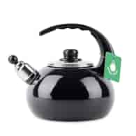 CZAJNIK EMALIOWANY CZARNY 2,5L FLORIAN FT6