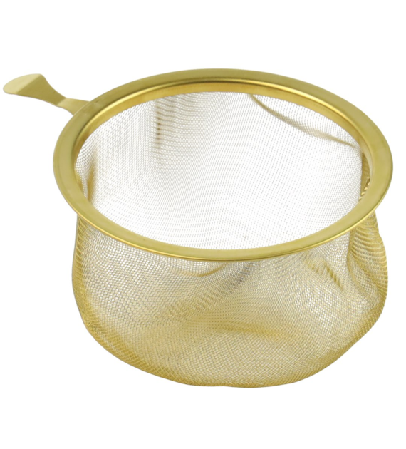 SITKO DO HERBATY ZŁOTE 8CM SILE5