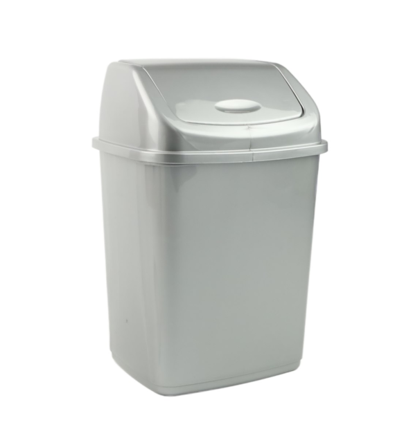 KOSZ NA ŚMIECI 18L SZARY VK122065