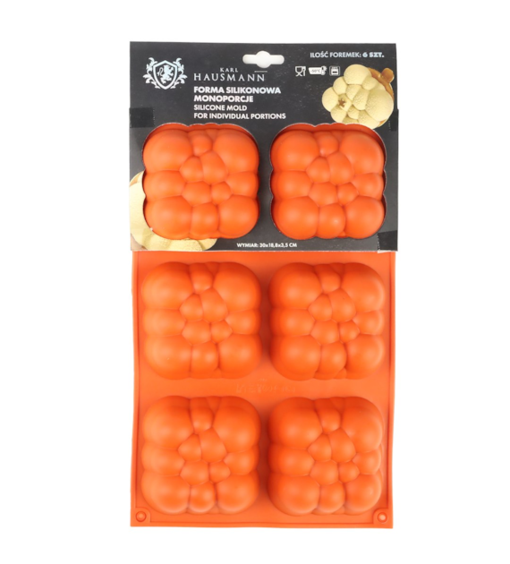 FORMA SILIKONOWA MONOPORCJE BĄBLE 6SZT JSC3002