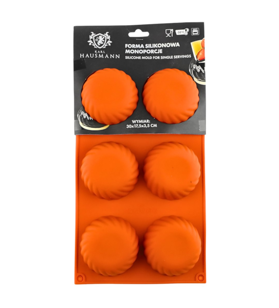 FORMA SILIKONOWA MONOPORCJE BABECZKI 6SZT  JSC2450