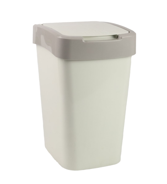 KOSZ DO ŚMIECI EURO ECRU/KAKAO 18L VK122067