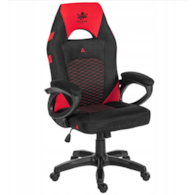 FOTEL GRACZA VESPER CZERWONY5623