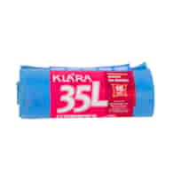 KLARA WORKI NA ŚMIECI 35L 15SZT LDPE NIEBIESKIE