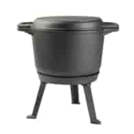 KOCIOŁEK ŻELIWNY 3W1 GARNEK MYŚLIWSKI 8L SEBP7S